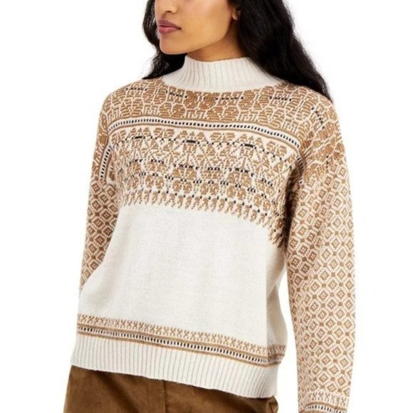 WEEKEND MAX MARA Ezor Mock Neck Sweater - Size Large - Picture 3 of 9